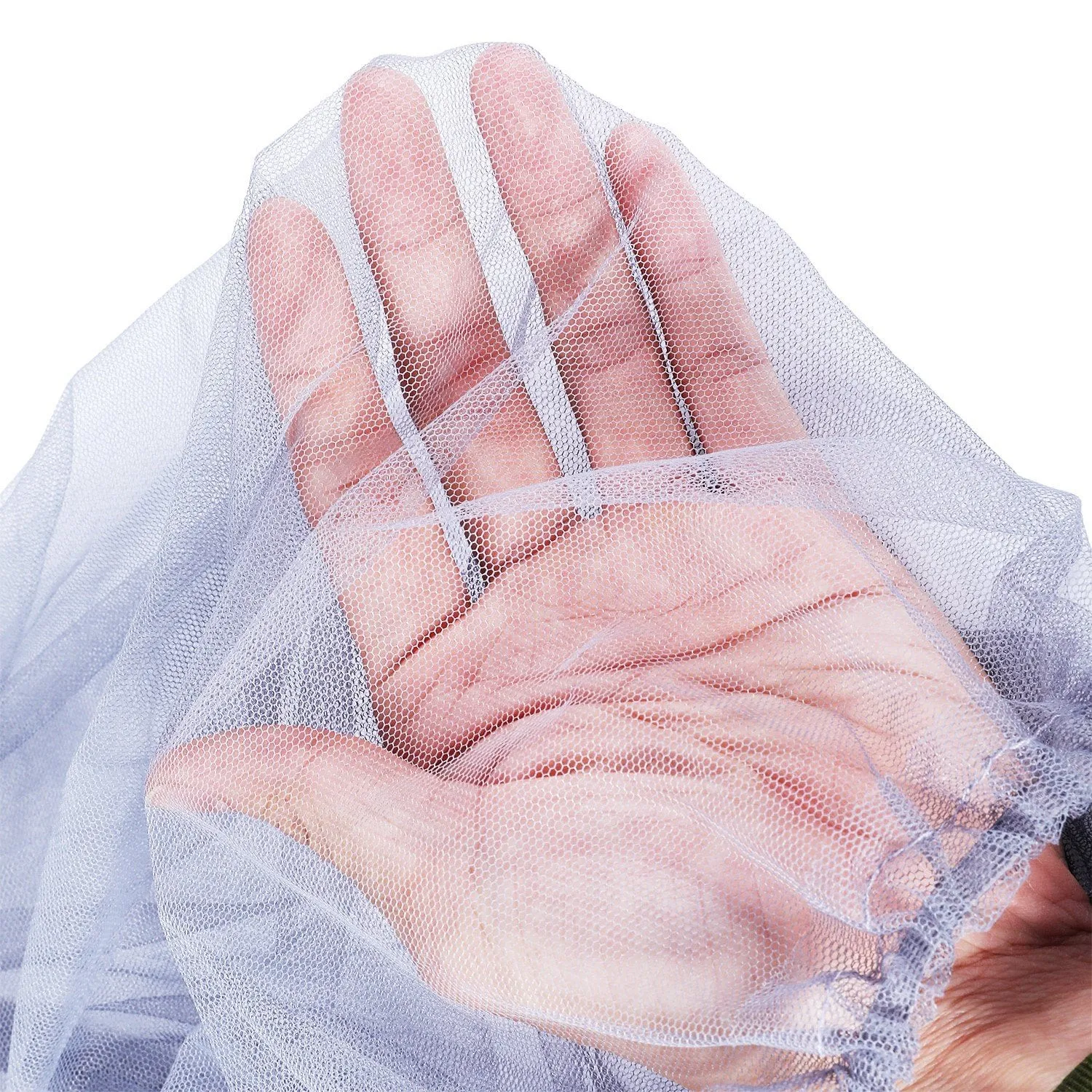 4 Pack Mosquito Head Net Face Netting Neck Cover Netting Mesh Net for Outdoor Activity (Regular Size, Grey)