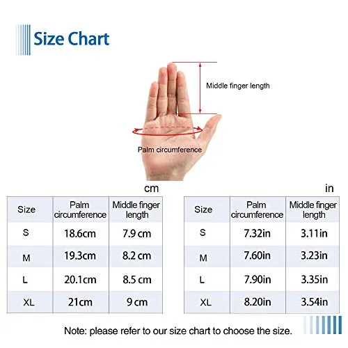 Aegend Adjustable Lightweight Cycling Gloves - Touch Screen, Anti-Slip Full Finger Mountain Bike Gloves - Breathable Sports Gloves for Biking, Workout - Unisex Motorcycle Gloves for Men/Women, M
