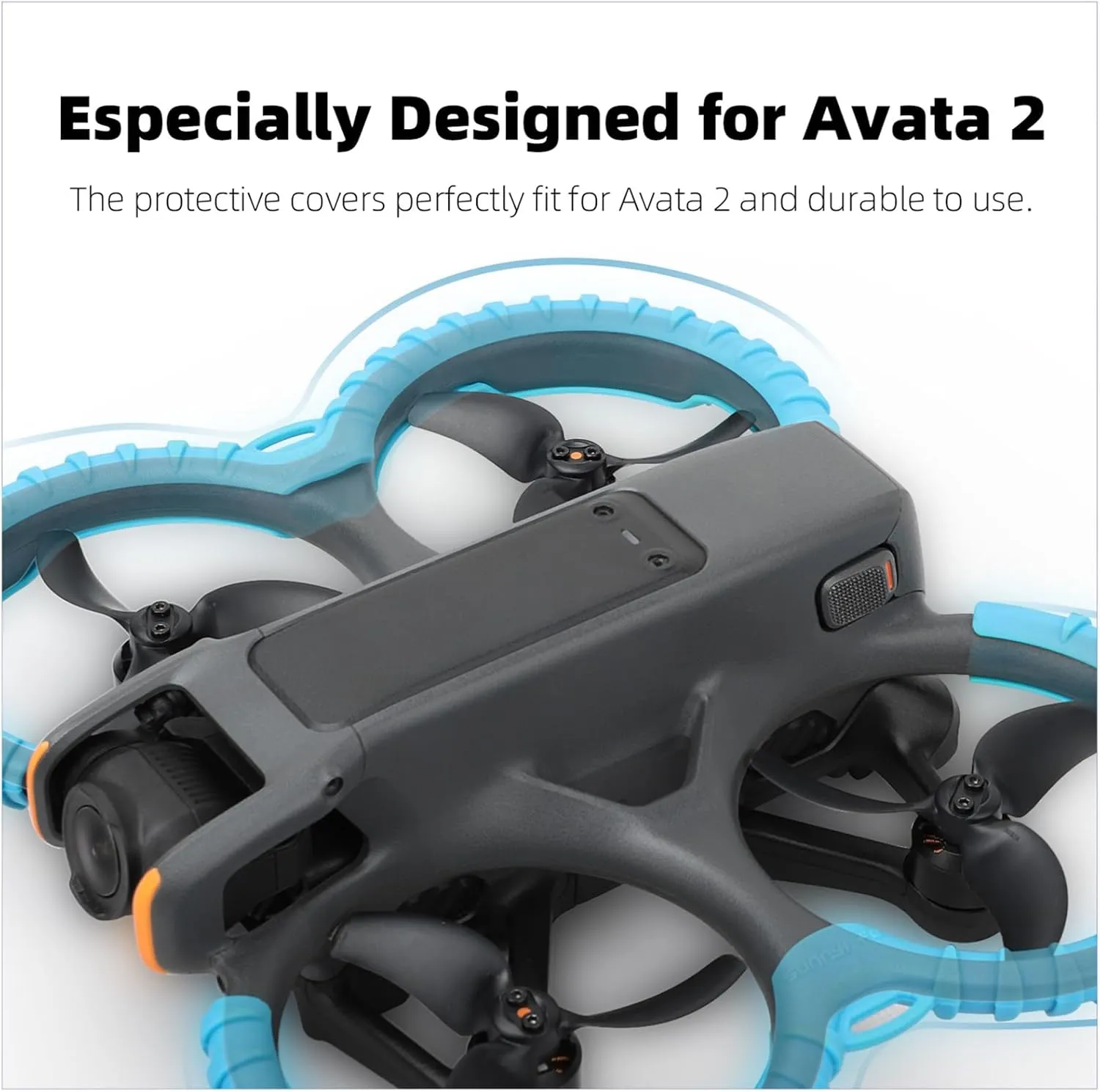 Avata 2 Propeller Guard Protector, Anti-Collision Prop Bumper Silicone Protective Cover Ring for DJI Avata 2 Accessories