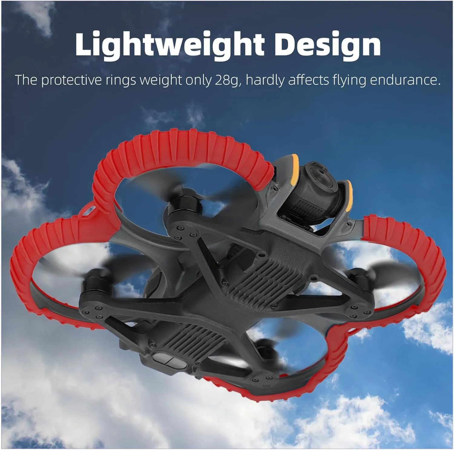 Avata 2 Propeller Guard Protector, Anti-Collision Prop Bumper Silicone Protective Cover Ring for DJI Avata 2 Accessories