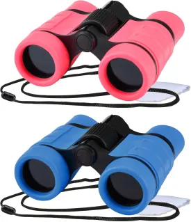 Binoculars for Kids, Toys for 3-12 Years Boys and Girls High-Resolution Optics Shockproof Mini Compact Toy Binoculars for Bird Watching, Hiking, Camping, Science, Detective