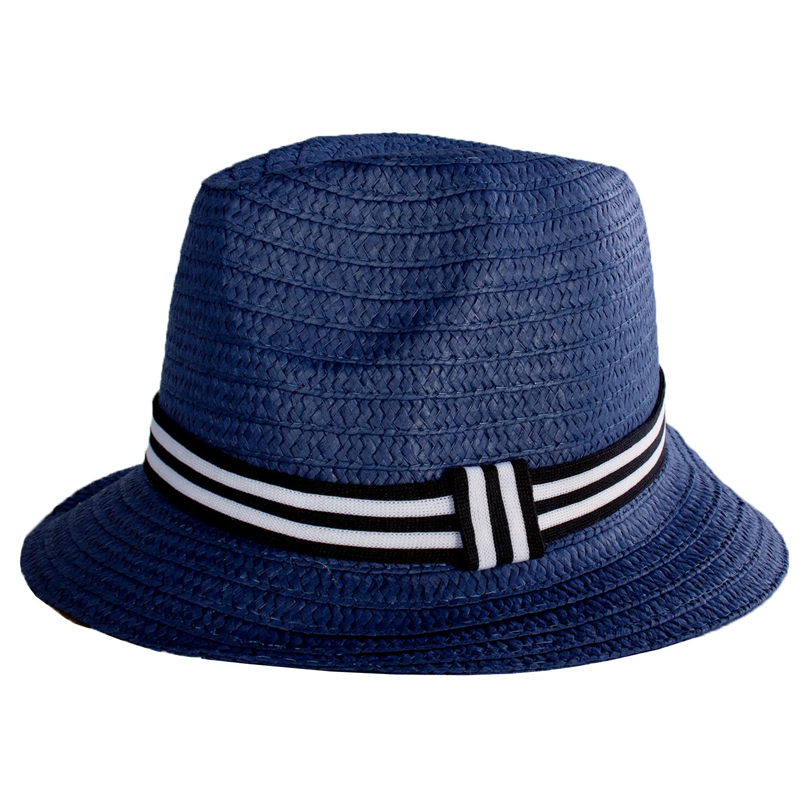 Black Ginger Boys Blue Folding Trilby Hat