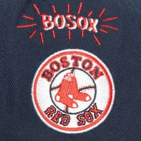 Boston Red Sox - MLB All Out Navy Snapback Hat