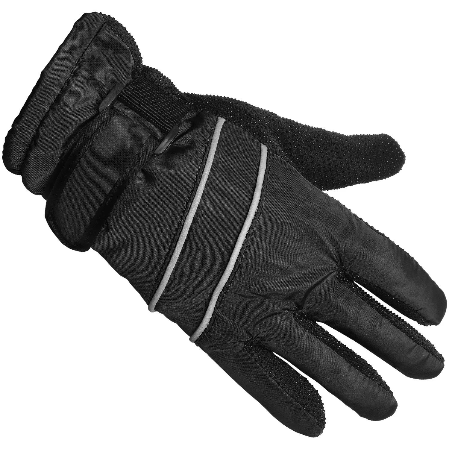 Boys Fleece Lined Warm Winter Gloves with Gripper Palm