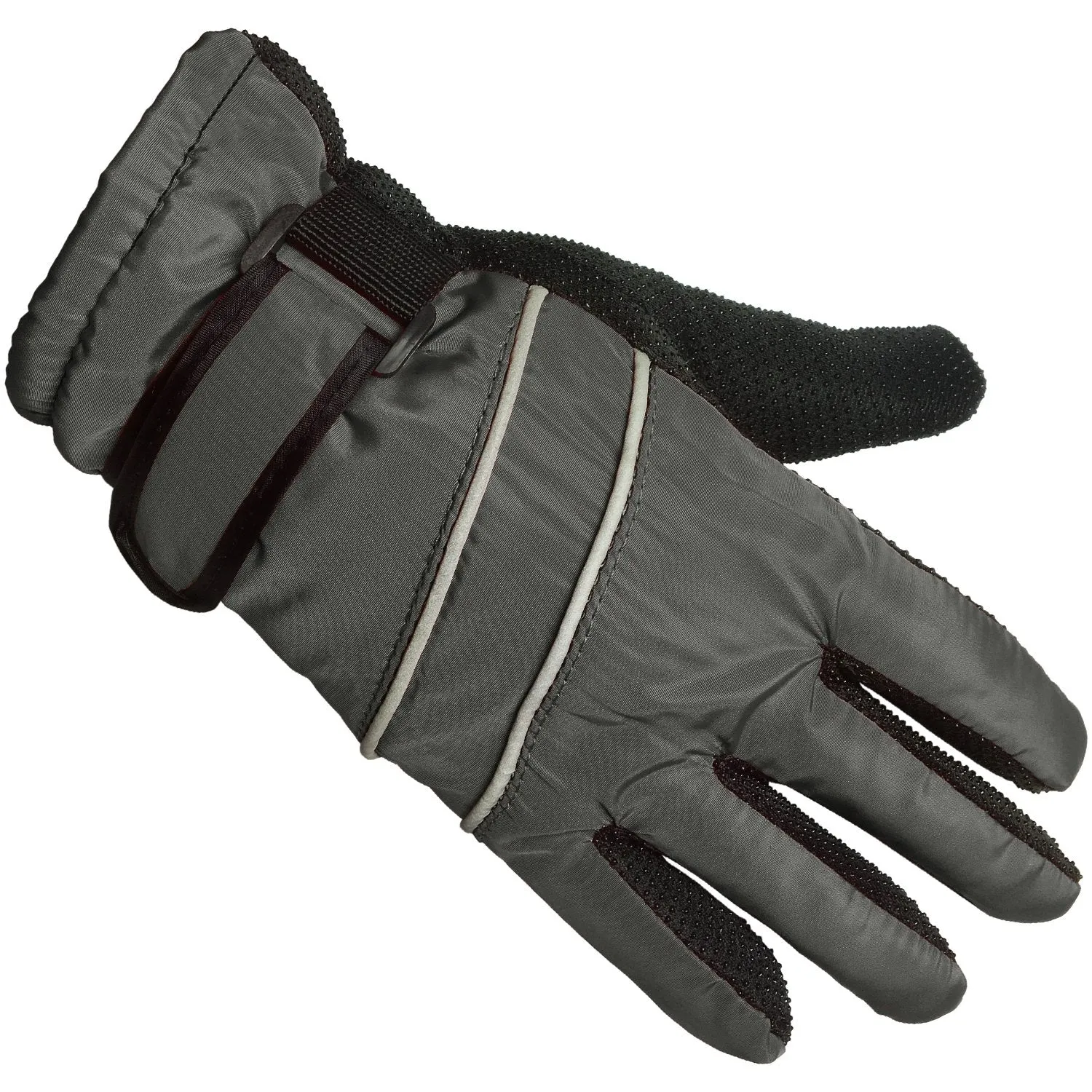 Boys Fleece Lined Warm Winter Gloves with Gripper Palm