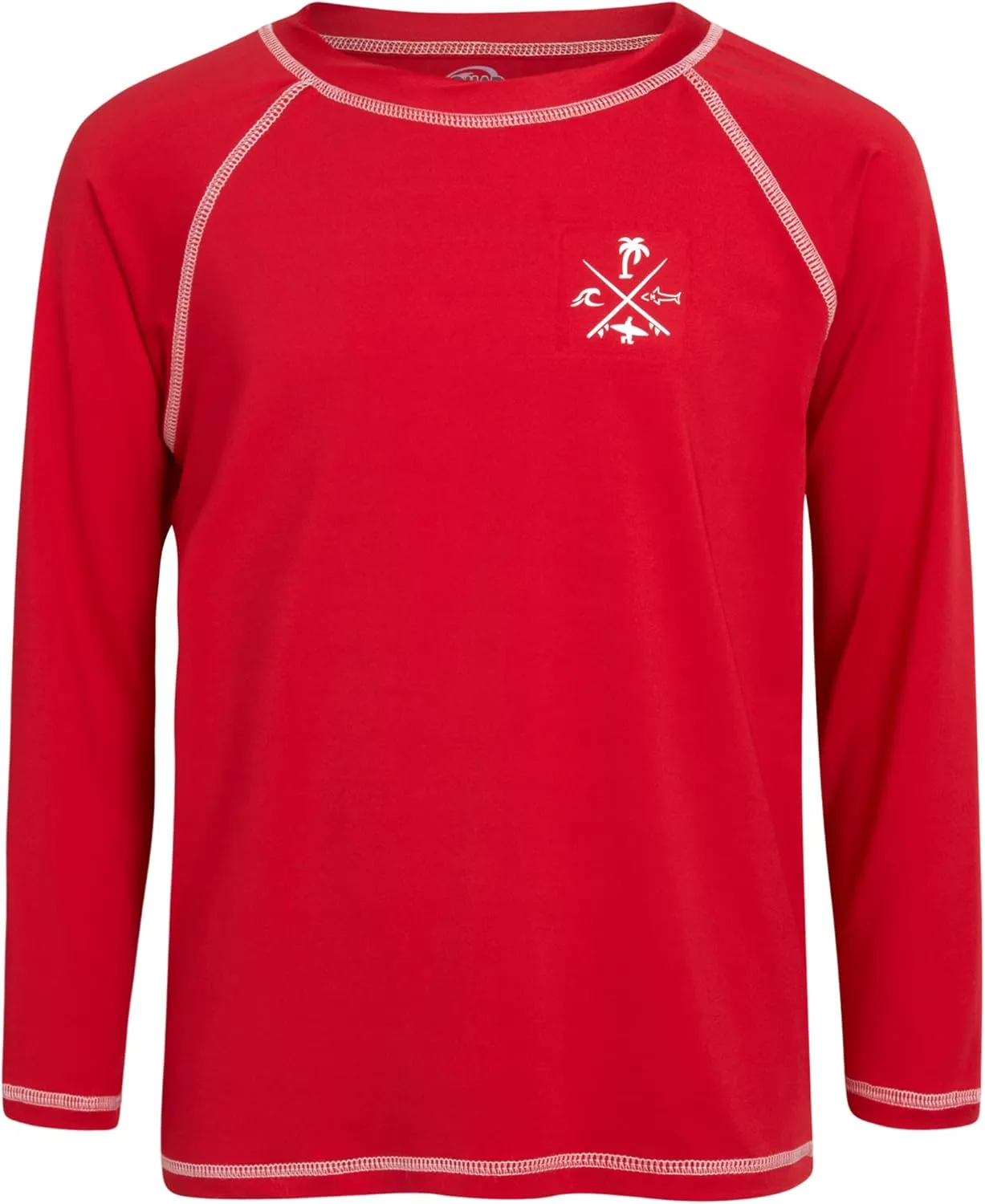 Boys Swim Shirt - 2 Pack Sun Protection Quicky Dry Long Sleeve Rash Guard for Boys Youth Kids Swimwear (2T-18)