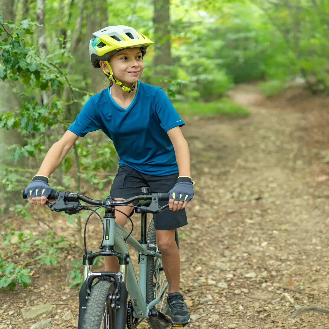 Btwin Kid's 500 Cycling Gloves