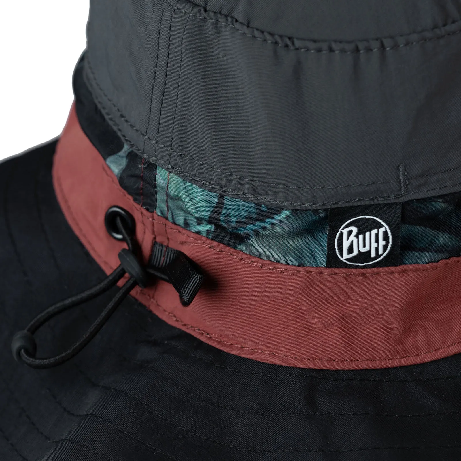 Buff Adults Explore Booney UPF 50 Festival Bucket Hat - Black