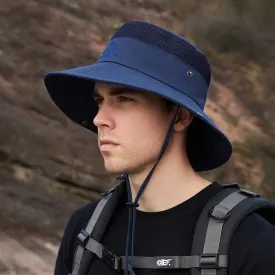 Camping Hat With Lighteright Breathable Mesh