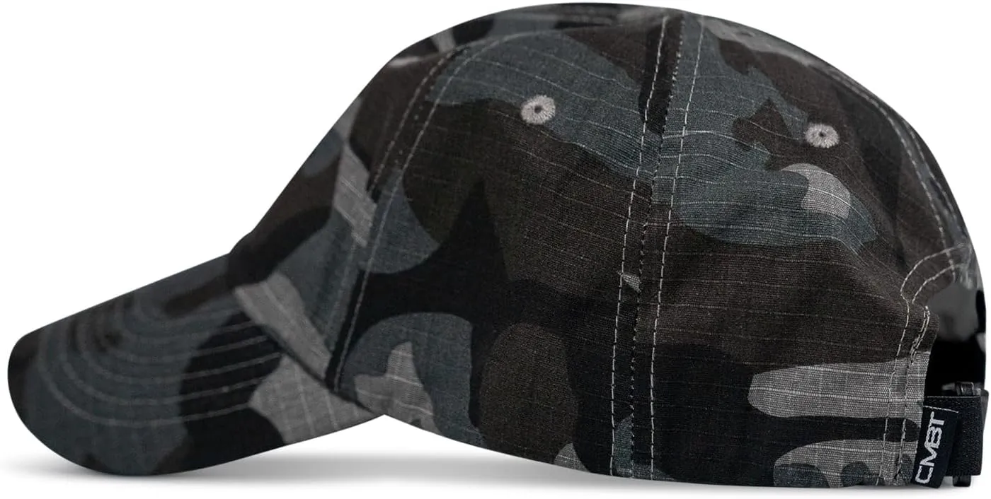 Combat Iron Ripstop Low Profile Military Operator Flex Hat | Soft Free Flow Mesh Backing | Flexible Hook & Loop Closure