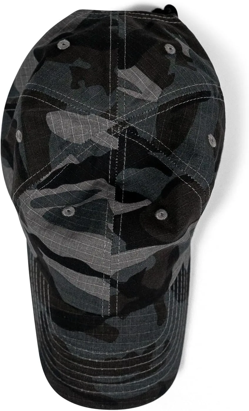Combat Iron Ripstop Low Profile Military Operator Flex Hat | Soft Free Flow Mesh Backing | Flexible Hook & Loop Closure
