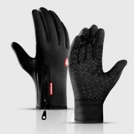 Cycling Gloves Touchscreen Waterproof Fleece Thermal Sports Gloves for Hiking Skiing