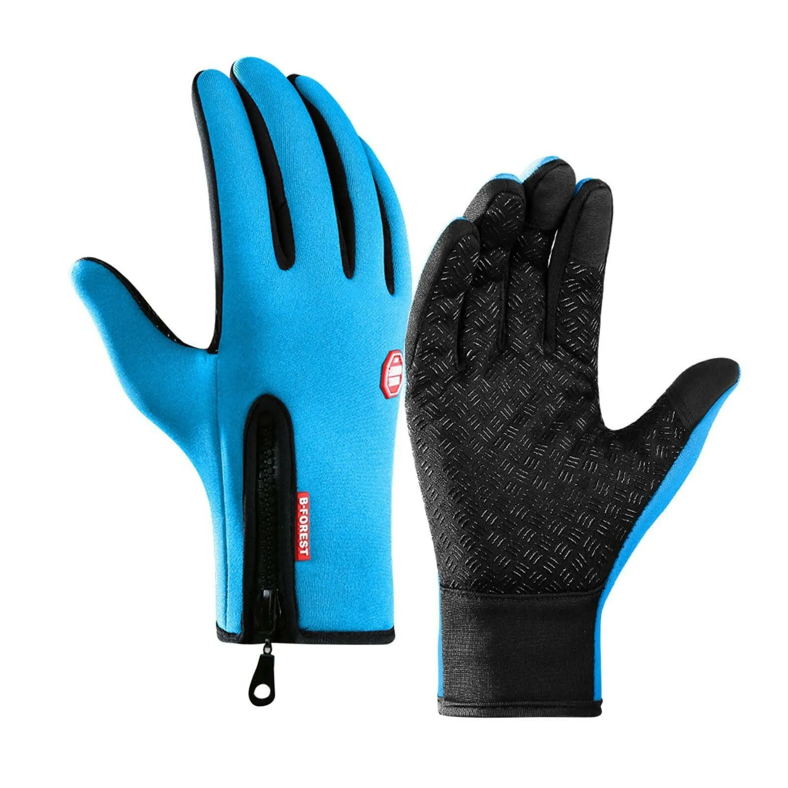 Cycling Gloves Touchscreen Waterproof Fleece Thermal Sports Gloves for Hiking Skiing