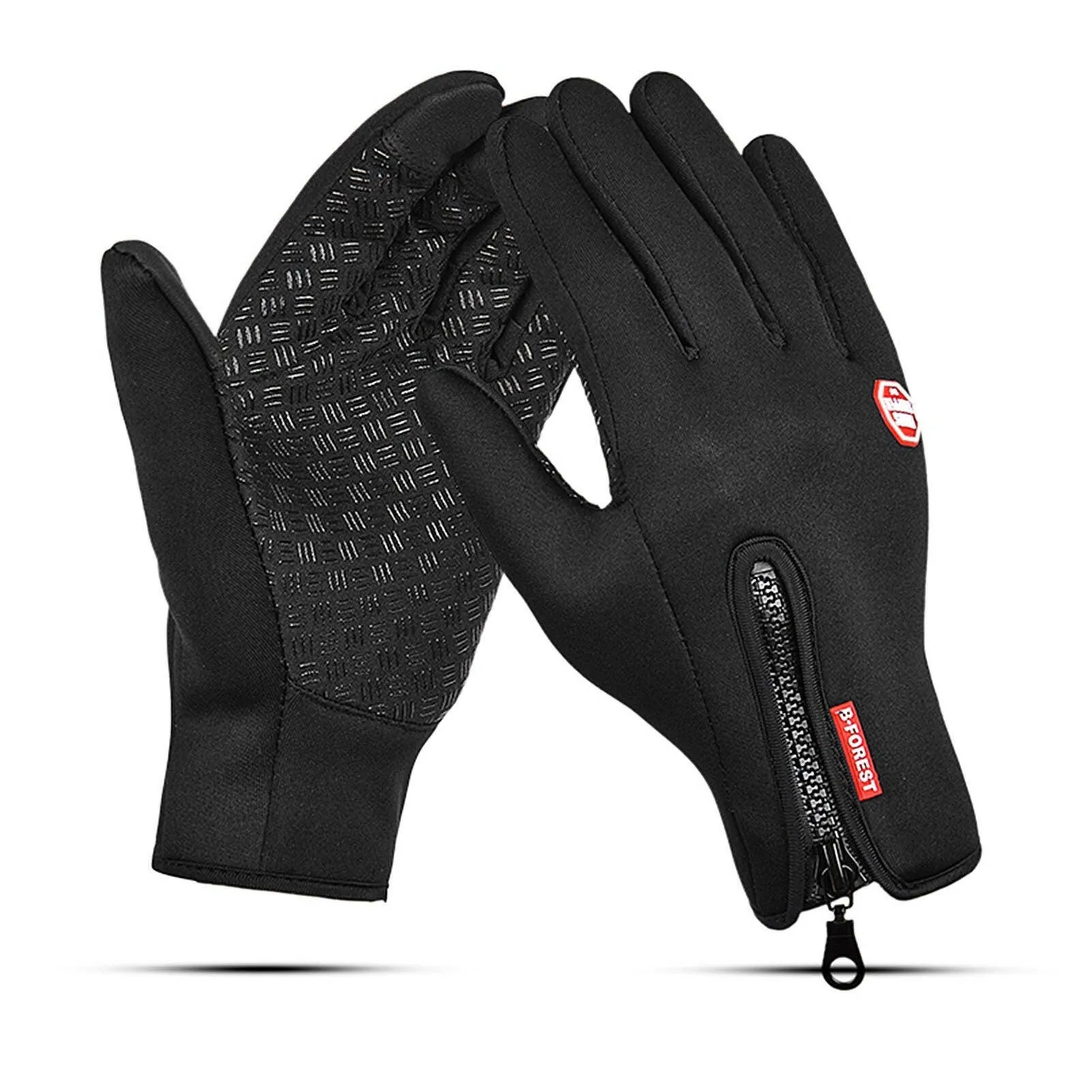 Cycling Gloves Touchscreen Waterproof Fleece Thermal Sports Gloves for Hiking Skiing