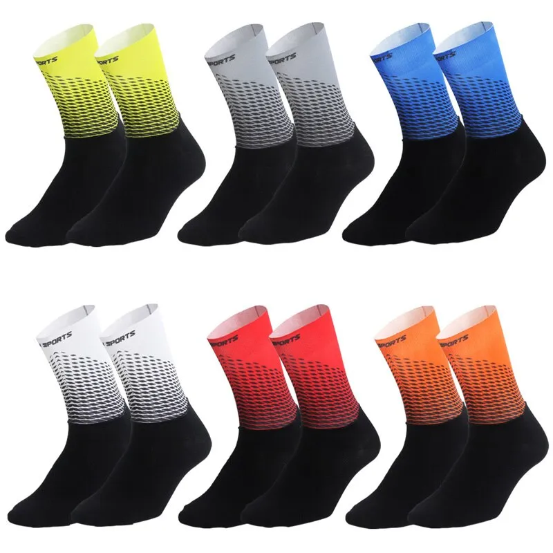 Cycling Set - Half or Full Finger Gloves   1Pair Socks - 5 Colours/3 Sizes