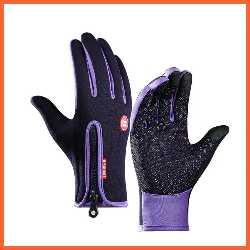 Cycling Winter Outdoor Sports Gloves | Men Women Touch Screen Windproof Glove