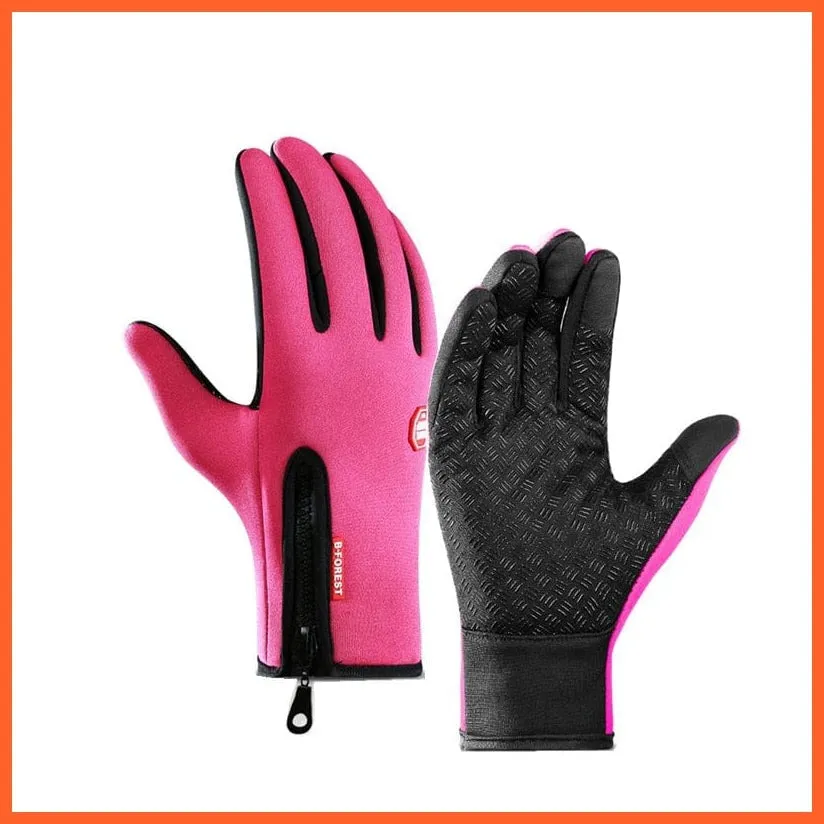 Cycling Winter Outdoor Sports Gloves | Men Women Touch Screen Windproof Glove
