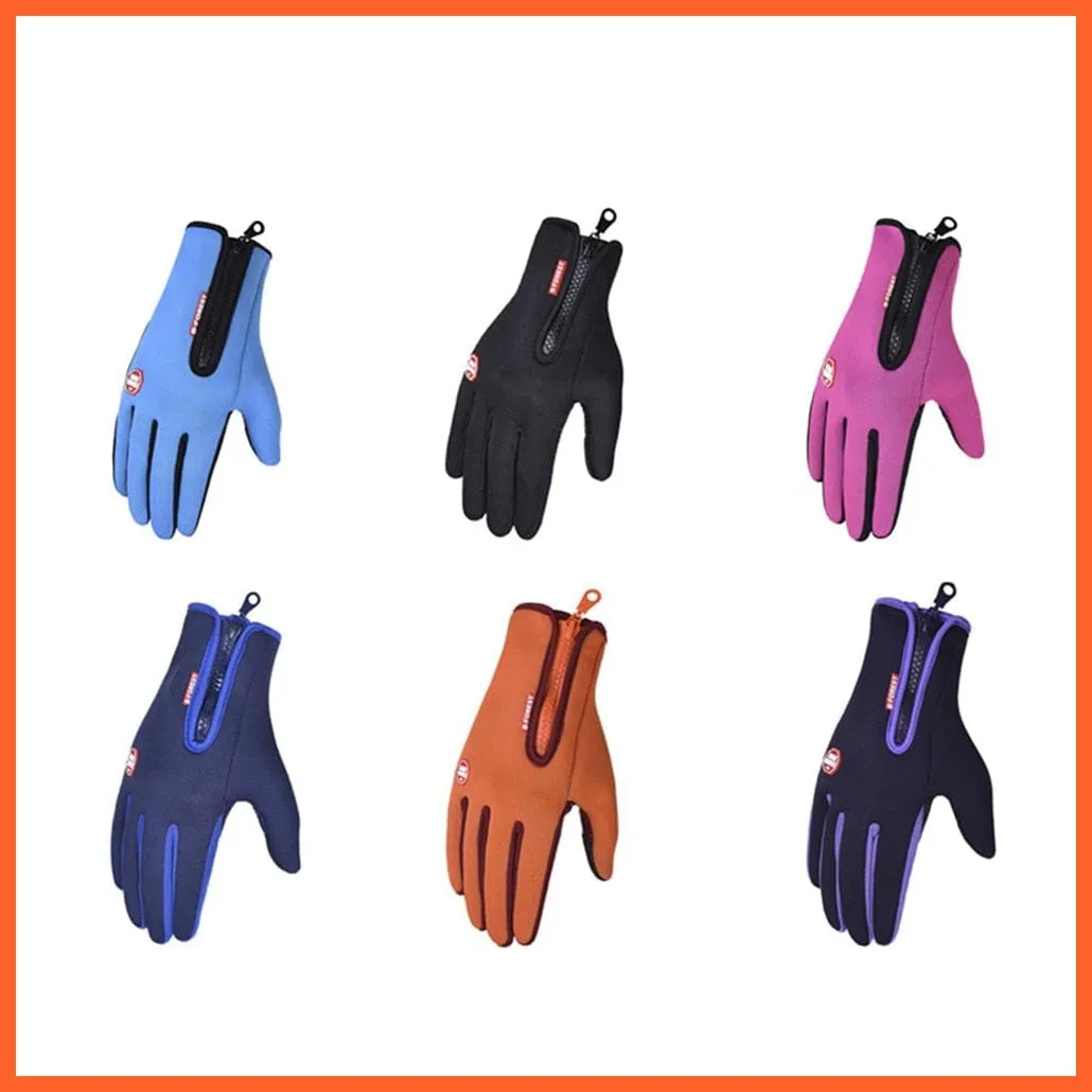 Cycling Winter Outdoor Sports Gloves | Men Women Touch Screen Windproof Glove