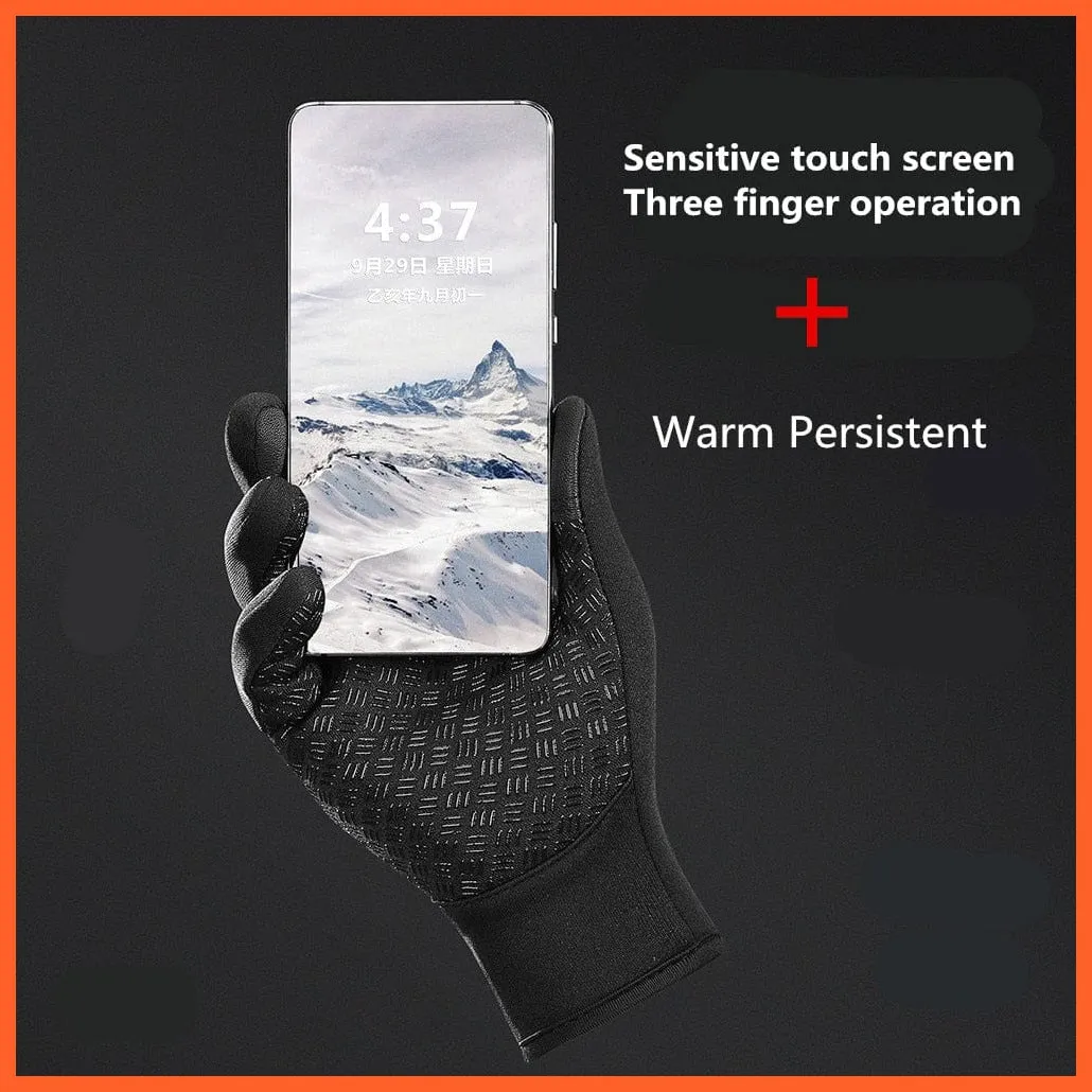 Cycling Winter Outdoor Sports Gloves | Men Women Touch Screen Windproof Glove