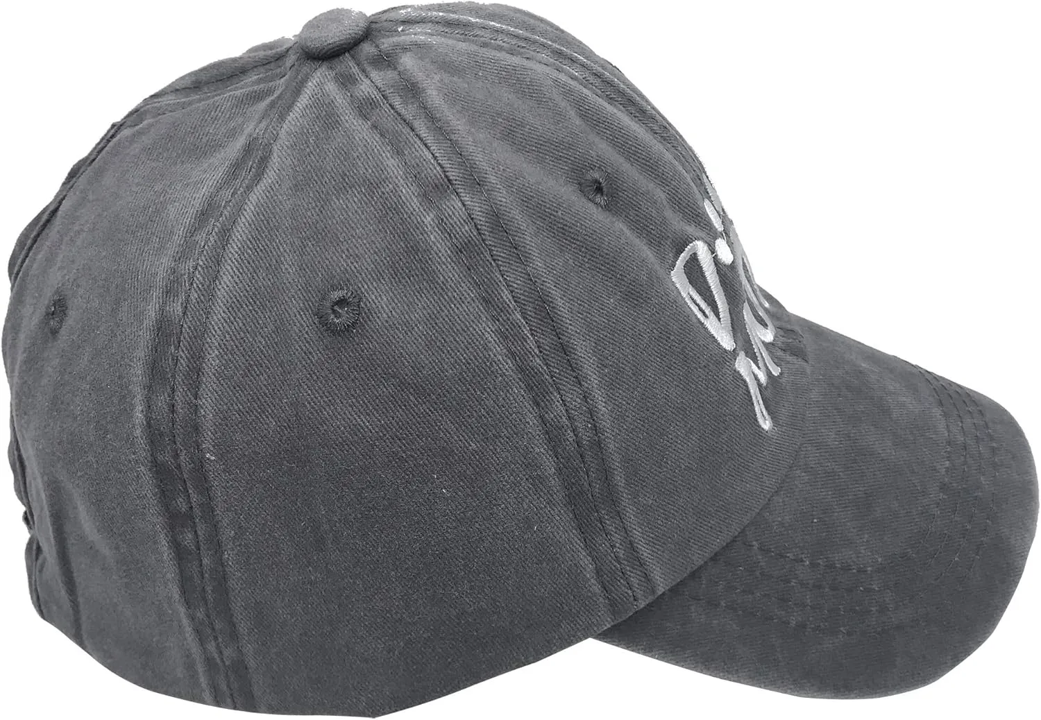 Dog Mom Ponytail Baseball Cap Messy Bun Vintage Washed Distressed Twill Plain Hat for Women