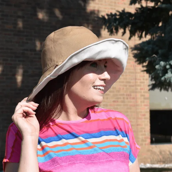 Double Sided 2 Tone Cotton Bucket Hat