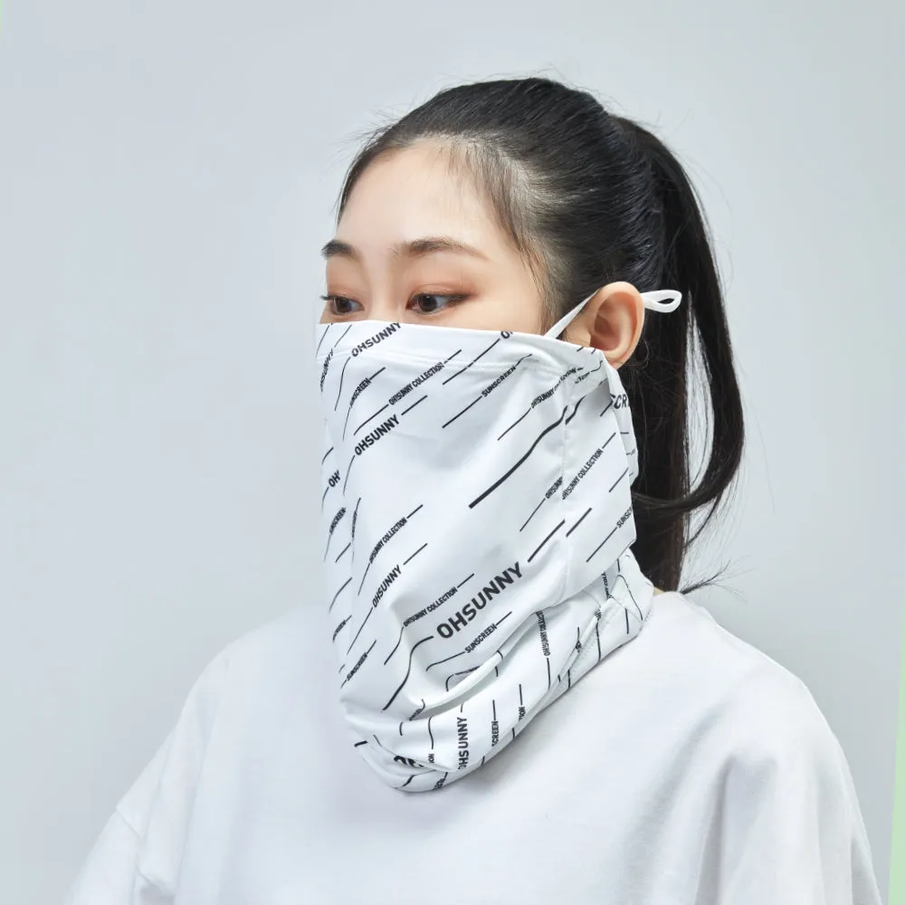 Fashion Neck Protection Icy Sunscreen Biking Neck Gaiter UPF50 