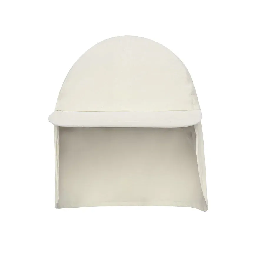 Flap Sun Cap - Ivory