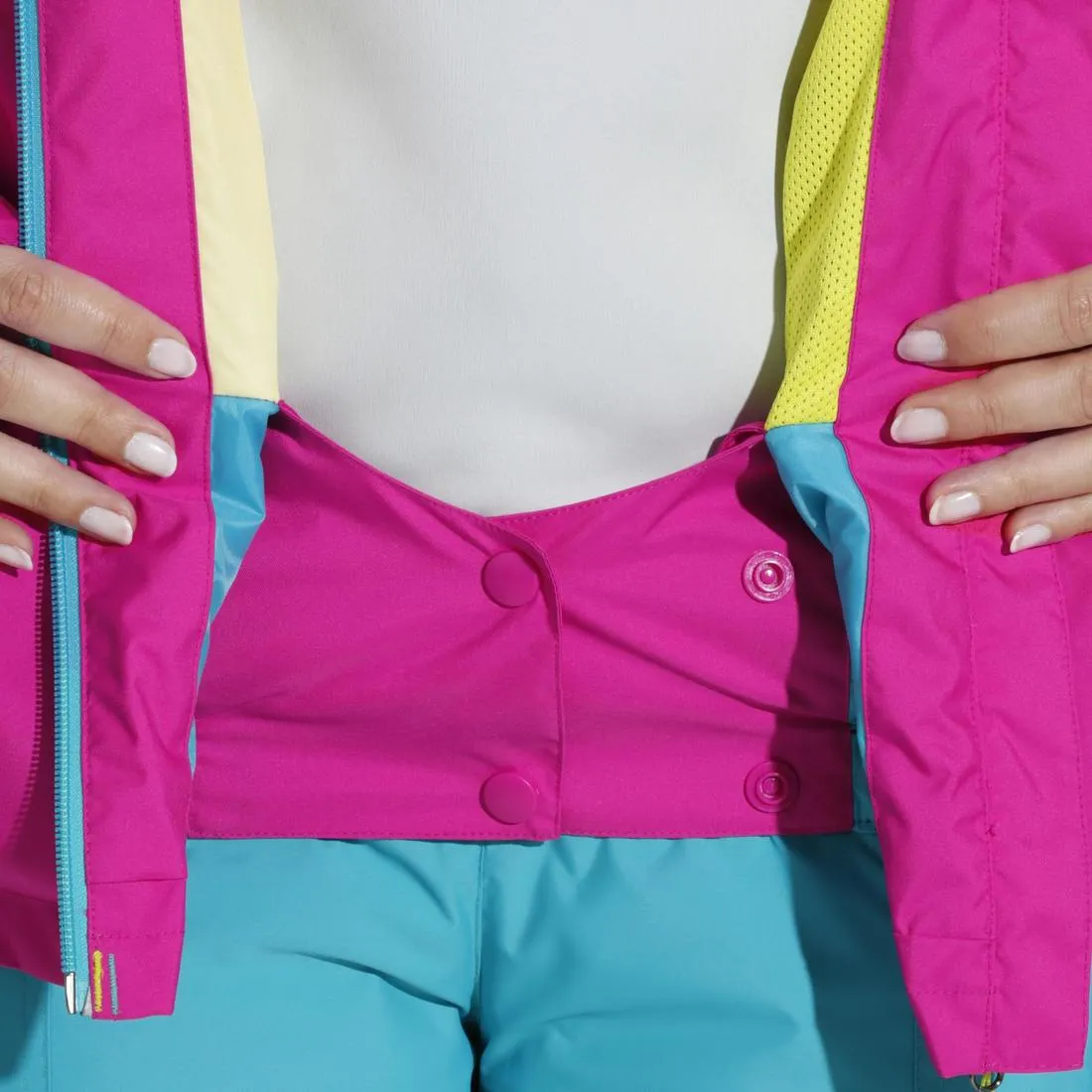 FREE 400 WOMEN'S SKI AND SNOWBOARD JACKET - PINK