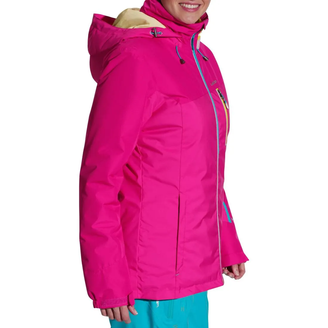 FREE 400 WOMEN'S SKI AND SNOWBOARD JACKET - PINK