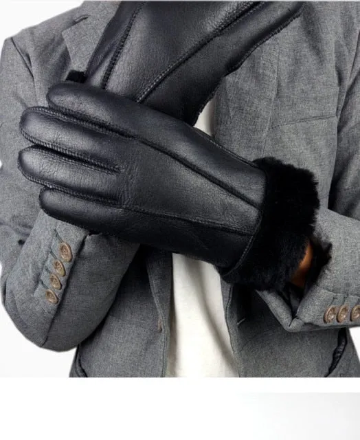 Genuine Sheep Fur Gloves