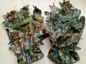 Gloves Mittens Outdoor Climbing Cycling Maple Leaves Bionic Camouflage Hunting Gloves