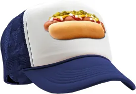 Gooder Tees - HOT Dog - Concession Truck Fair Carnival Snack - Vintage Retro Style Trucker Cap Hat
