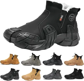 High Top Mens Hiking Shoes Casual Shoes Sneakers Sneakers Non-Slip Outdoor Soles Hiking Shoes Snow Boots