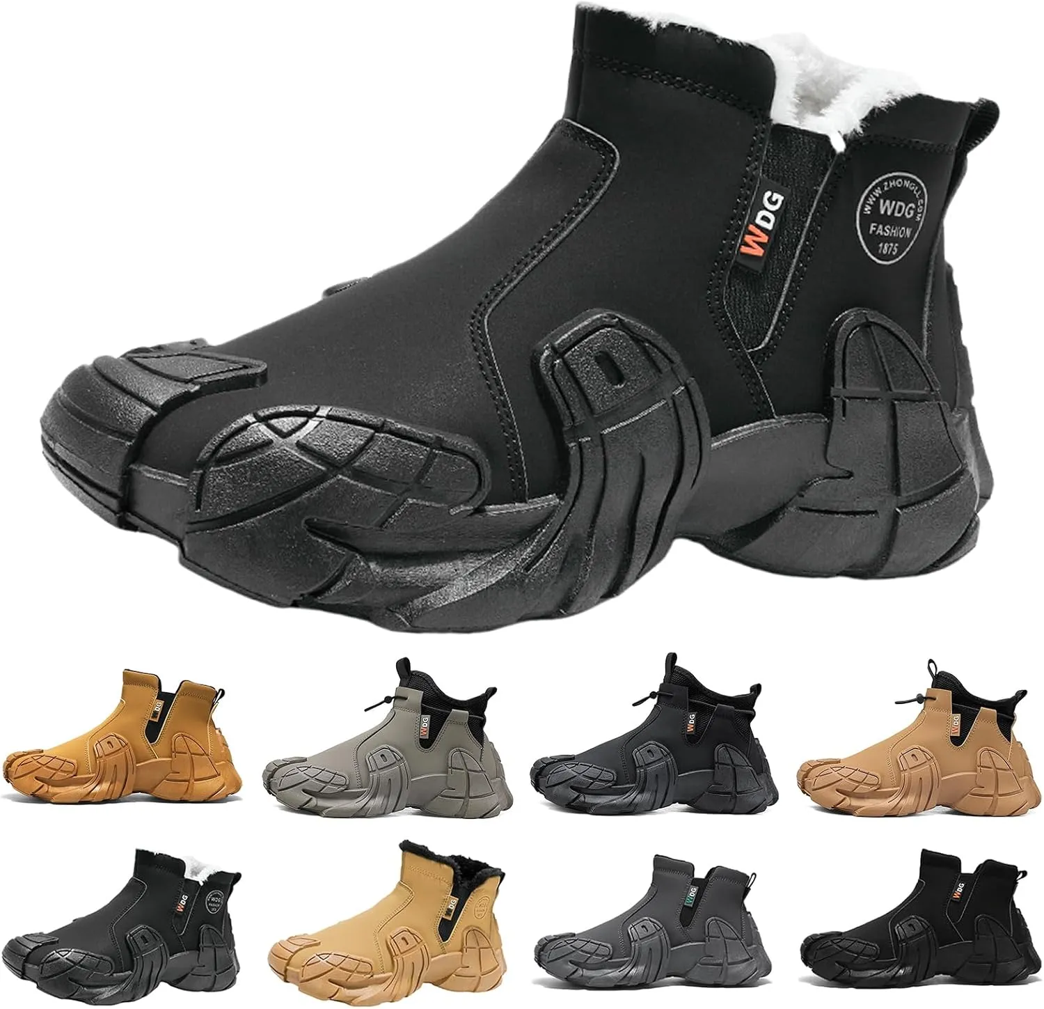 High Top Mens Hiking Shoes Casual Shoes Sneakers Sneakers Non-Slip Outdoor Soles Hiking Shoes Snow Boots