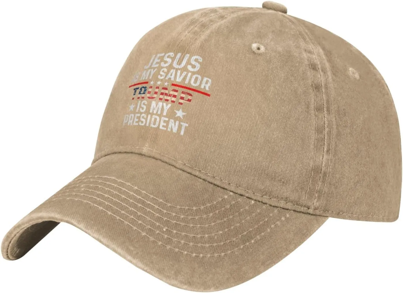 Jesus is My Savior is My President Hat for Men Baseball Hat Fashionable Caps