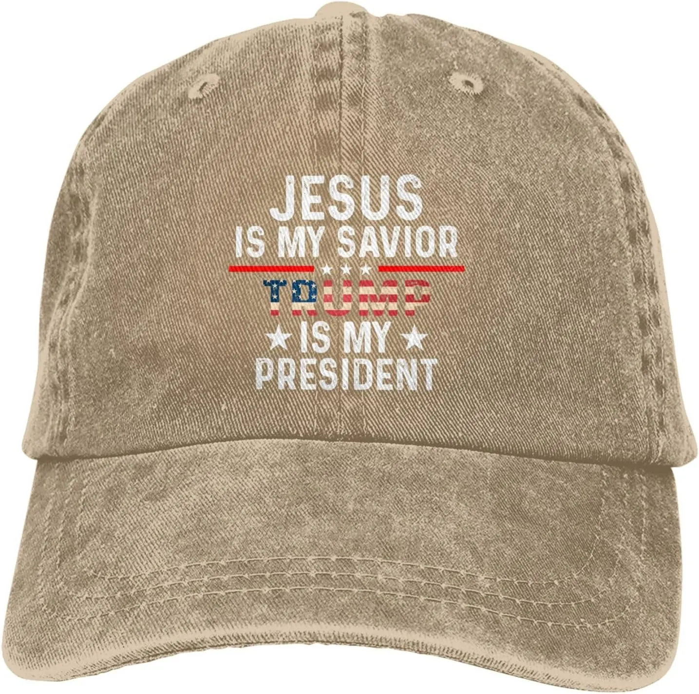 Jesus is My Savior is My President Hat for Men Baseball Hat Fashionable Caps
