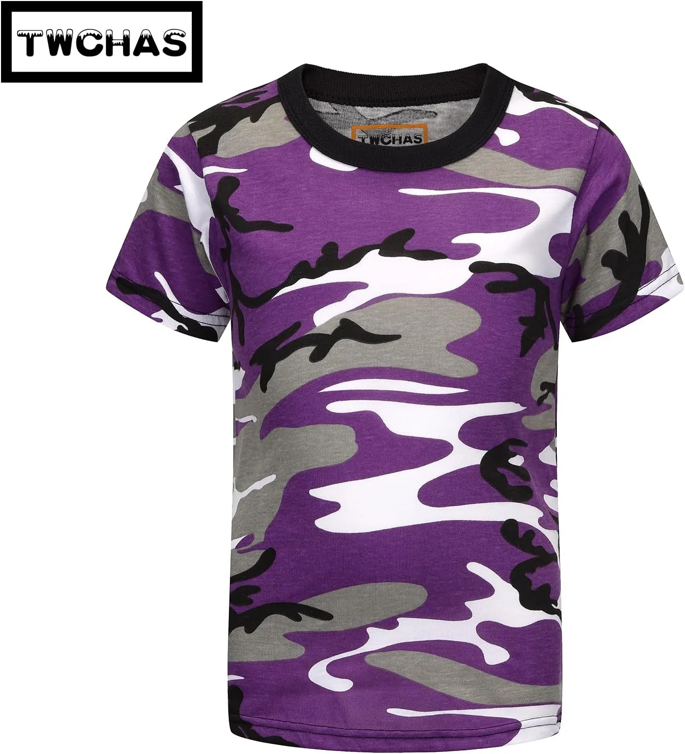 Kids Camo T-Shirt, Lightweight and Breathable Summer Camo T-Shirt for Outdoor Play, Adventure and Everyday Comfort