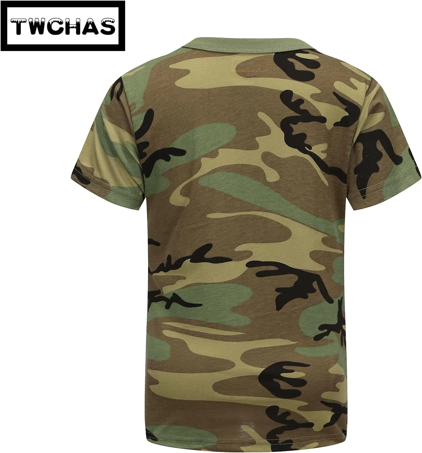 Kids Camo T-Shirt, Lightweight and Breathable Summer Camo T-Shirt for Outdoor Play, Adventure and Everyday Comfort