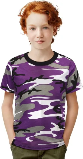 Kids Camo T-Shirt, Lightweight and Breathable Summer Camo T-Shirt for Outdoor Play, Adventure and Everyday Comfort