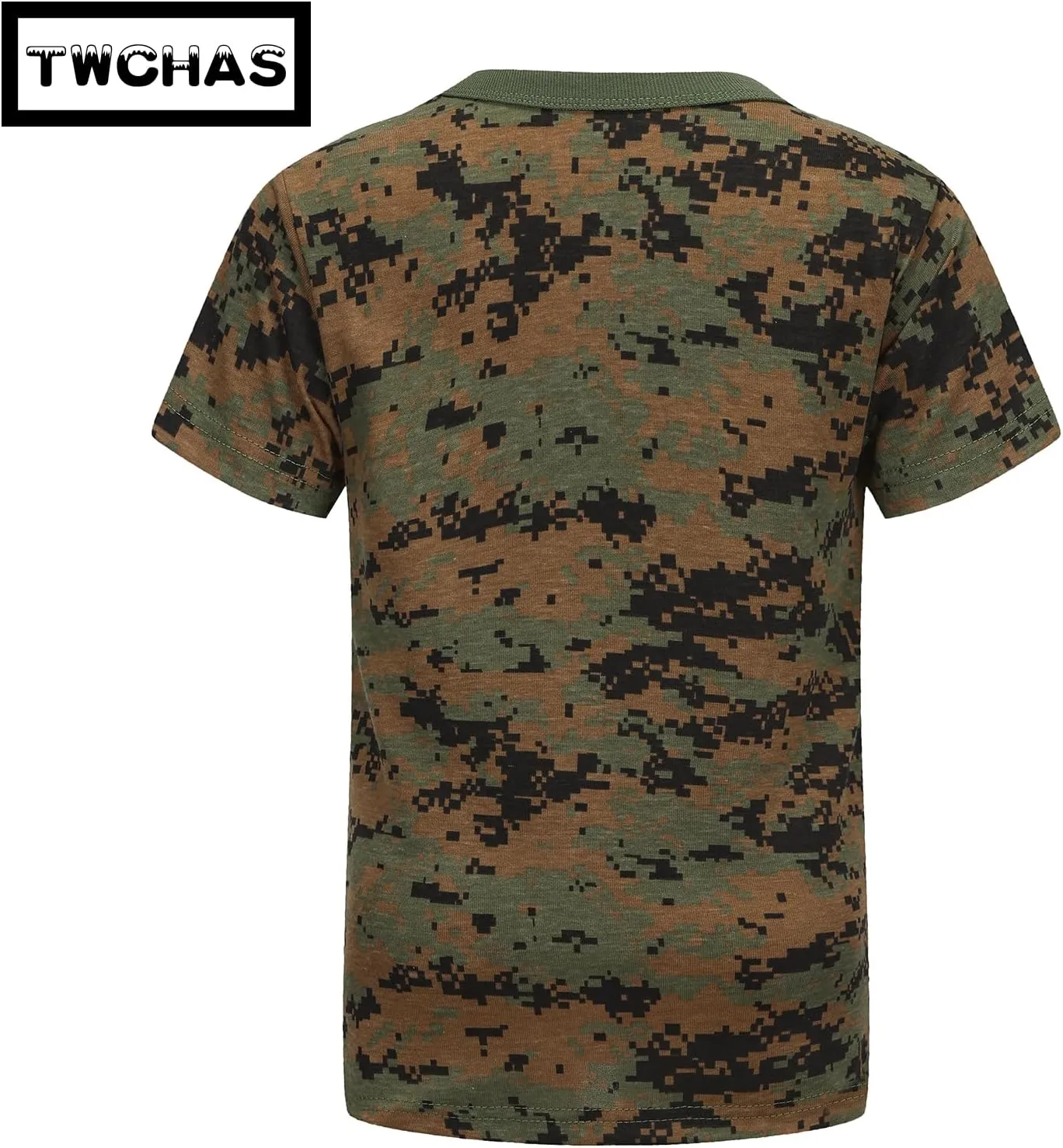 Kids Camo T-Shirt, Lightweight and Breathable Summer Camo T-Shirt for Outdoor Play, Adventure and Everyday Comfort