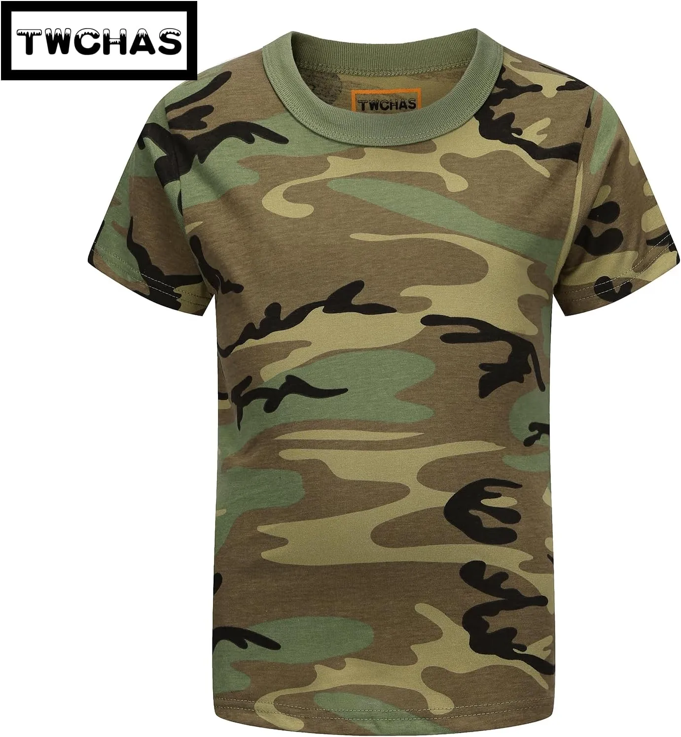 Kids Camo T-Shirt, Lightweight and Breathable Summer Camo T-Shirt for Outdoor Play, Adventure and Everyday Comfort