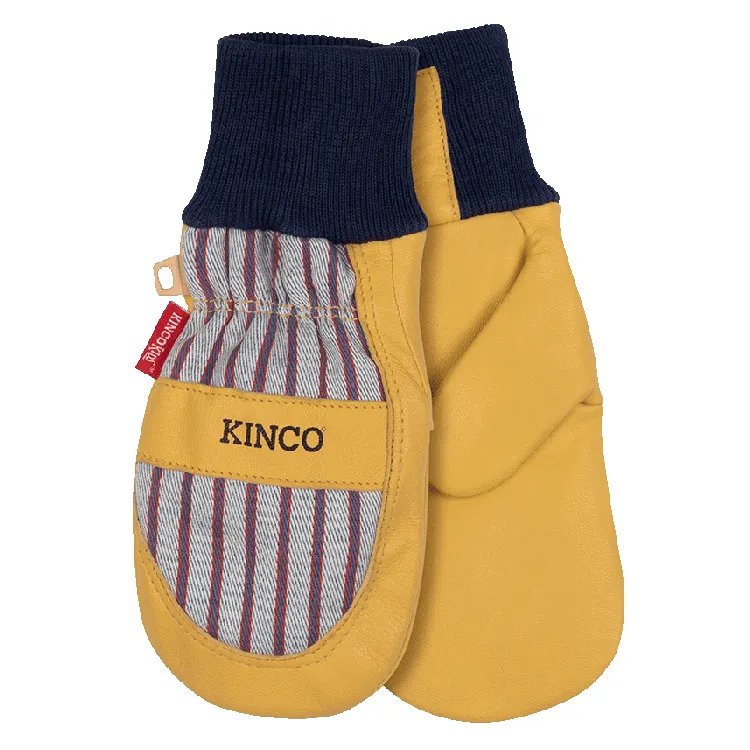 Kinco Kid's 1927KW™ Lined Premium Grain Palm Snowboard Mittens