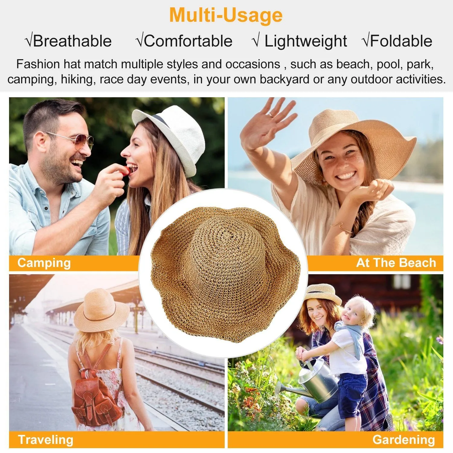 Ladies Summer Sun Hat