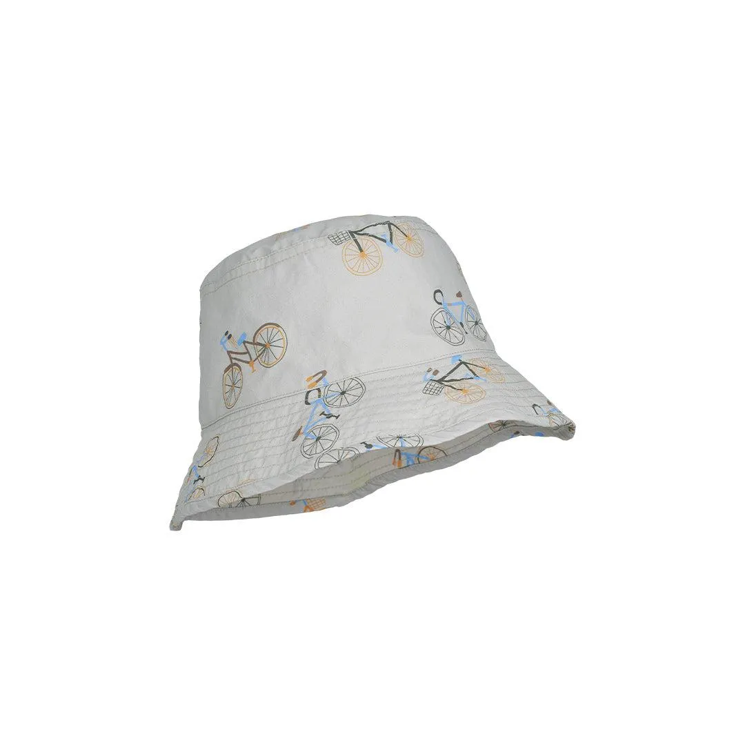 Liewood Damon Bucket Hat - Cloud Blue - Bicycle