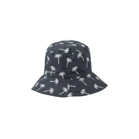 Liewood Damon Bucket Hat - Palms/Dark Blue
