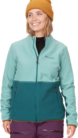 MARMOT Women's Rocklin Full-Zip Jacket - Classic, Warm, Lightweight 100-Weight Fleece Layer