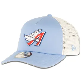 MLB Los Angeles Angels New Era Foam A-Frame 9FORTY Trucker Adjustable Hat