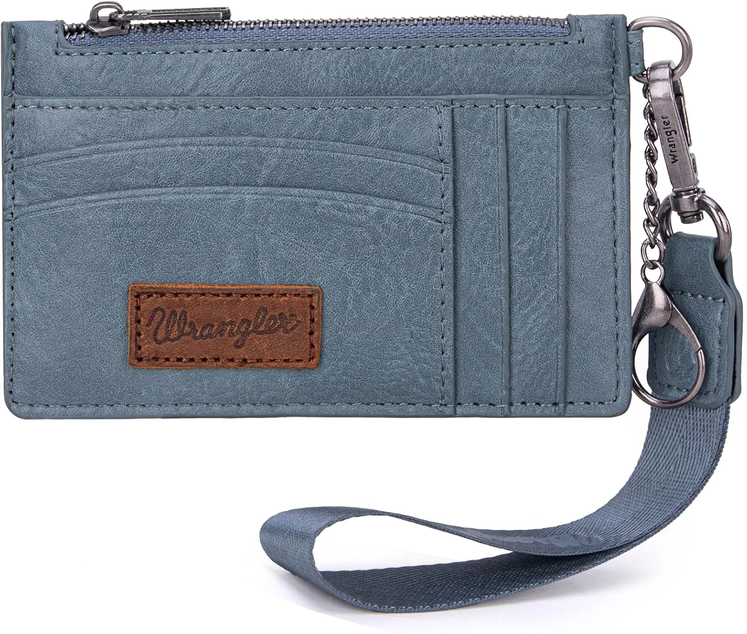 Montana West X Wrangler Credit Card Holders Slim Credit Card Holder Wallet Women RFID Card Holder Wallet Keychain Wristlet
