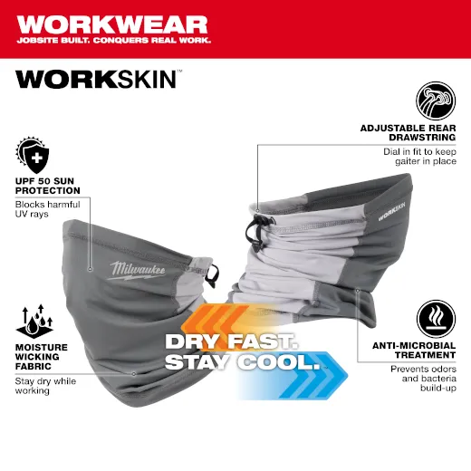 Neck Warmer - Milwaukee WORKSKIN™ Performance Neck Gaiter, 424