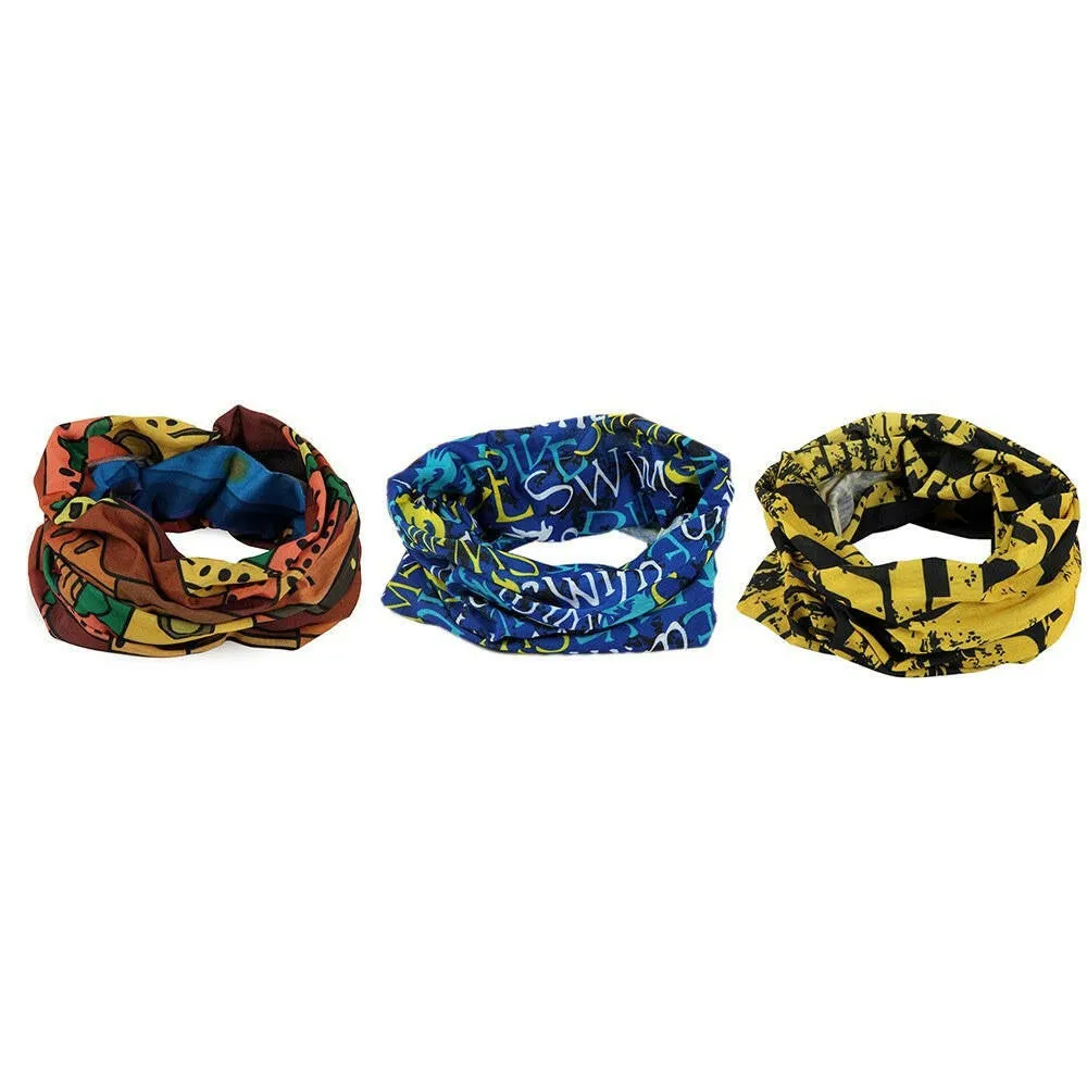 Outdoor Sports Headwear Cycling Running Windproof UV Protection Headband Bandanna Scarf Wrist Wrap for Men Women